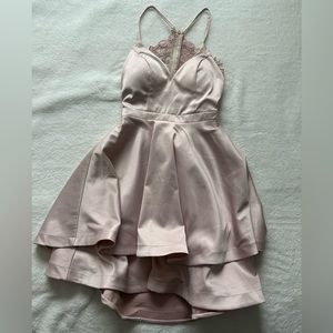 light pink Dillard’s dress